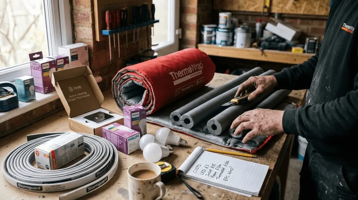 Affordable energy efficiency materials and quick-win improvements for landlords